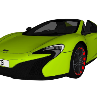 超精细汽车模型 迈凯伦 McLaren_650S